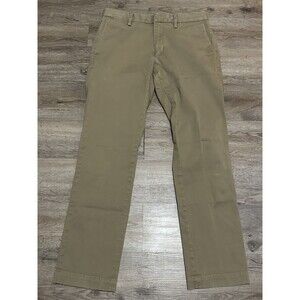 Banana Republic Pants Mens 31x32 Brown Aiden Slim Straight Fit Chino Casual